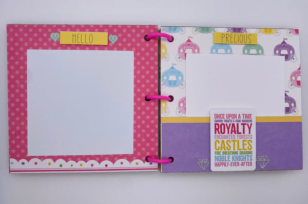 Premade Princess Scrapbook Photo Album