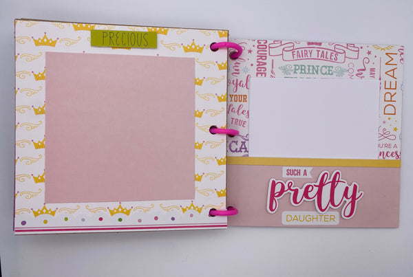 Premade Princess Scrapbook Photo Album