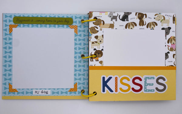 Premade Dog Scrapbook Photo Album