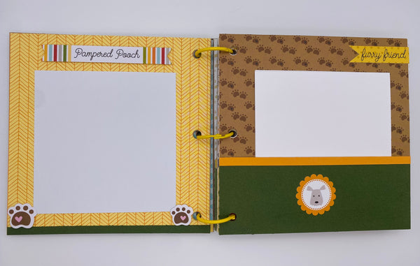Premade Dog Scrapbook Photo Album