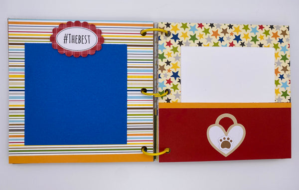 Premade Dog Scrapbook Photo Album
