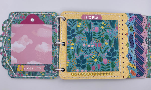 Premade Girl Scrapbook Photo Album