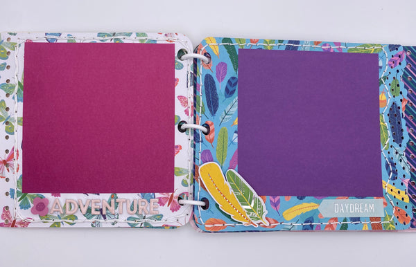 Premade Girl Scrapbook Photo Album