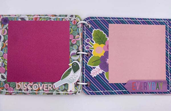 Premade Girl Scrapbook Photo Album