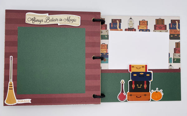 Premade Wizard Scrapbook Photo Album