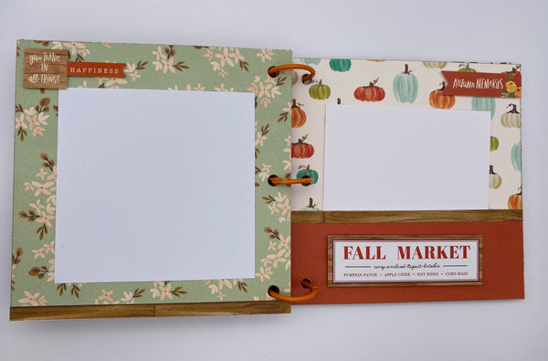 Premade Fall Scrapbook Album
