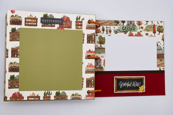 Premade Fall Scrapbook Album