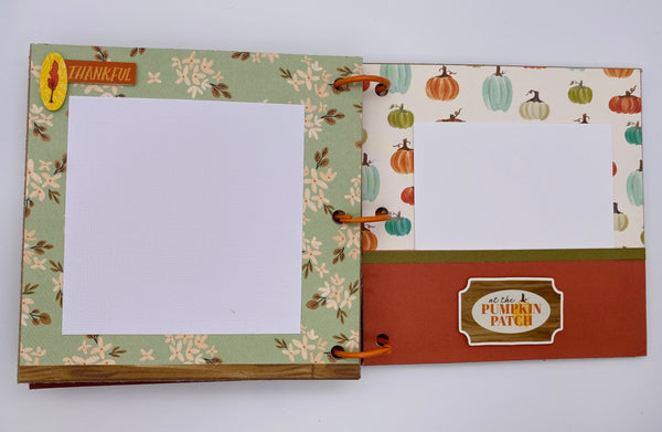 Premade Fall Scrapbook Album