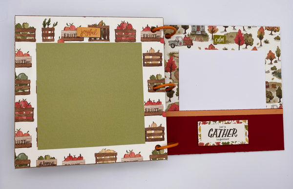Premade Fall Scrapbook Album