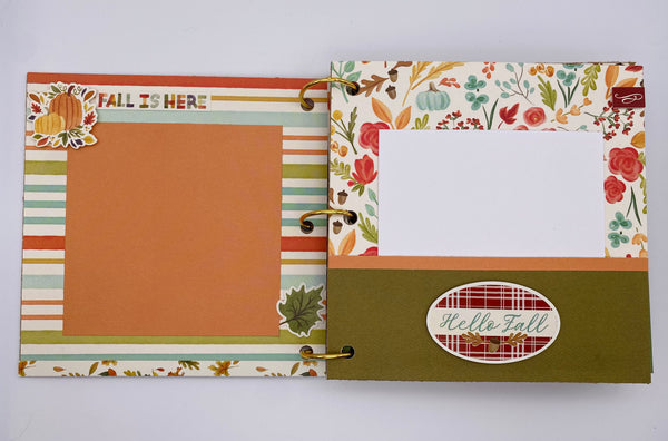 Premade Fall Scrapbook Album
