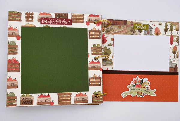 Premade Fall Scrapbook Album