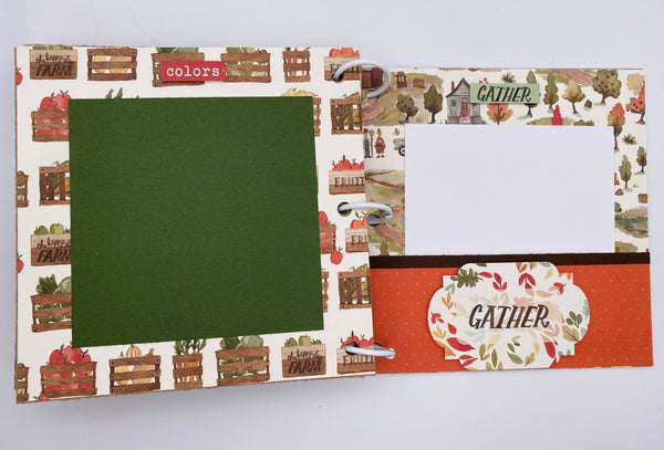 Premade Fall Scrapbook Album