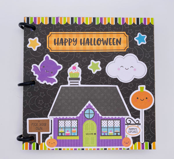 Premade Halloween Scrapbook Photo Album