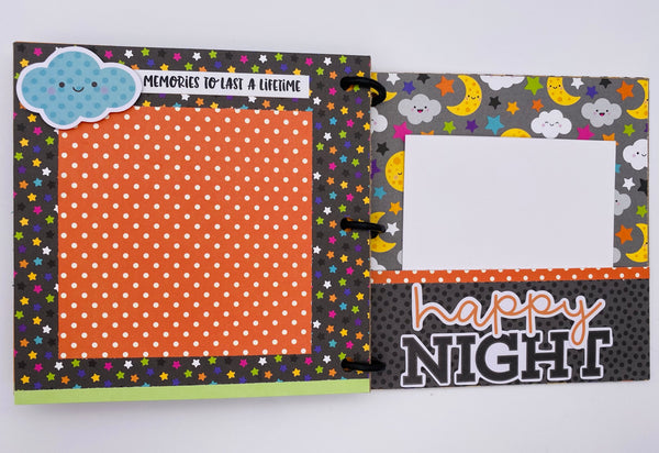 Premade Halloween Scrapbook Photo Album