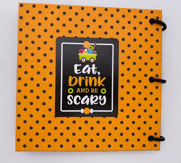 Premade Halloween Scrapbook Photo Album