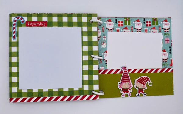 Premade Christmas Scrapbook Photo Album