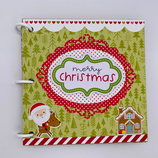 Premade Christmas Scrapbook Photo Album