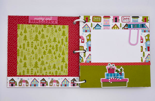 Premade Christmas Scrapbook Photo Album