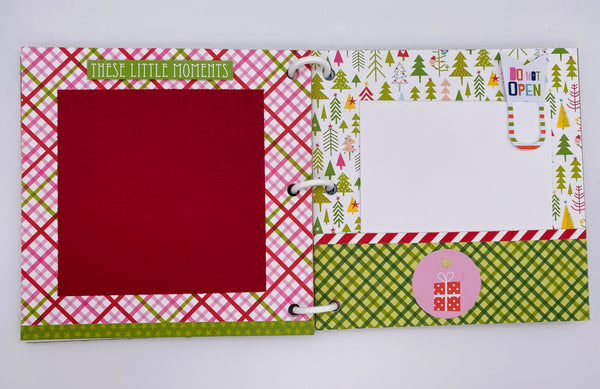Premade Christmas Scrapbook Photo Album