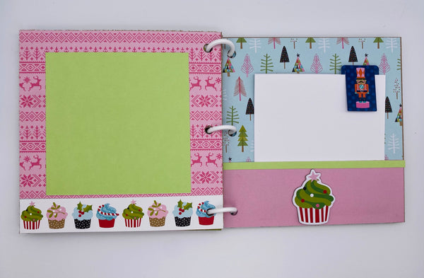 Premade Christmas Scrapbook Photo Album