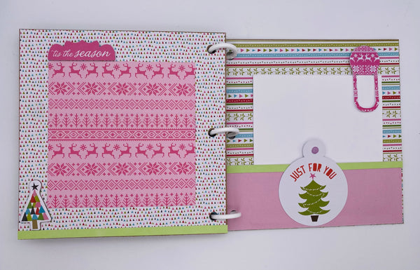 Premade Christmas Scrapbook Photo Album