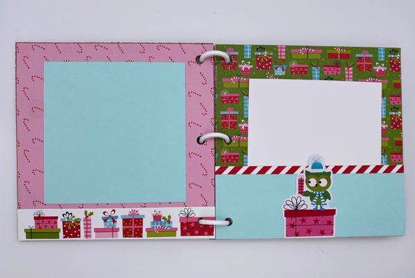 Premade Christmas Scrapbook Photo Album
