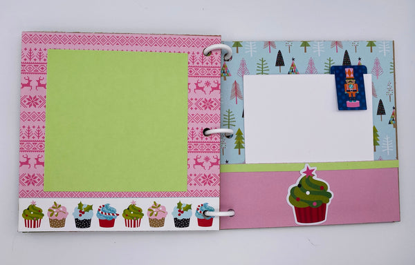 Premade Christmas Scrapbook Photo Album