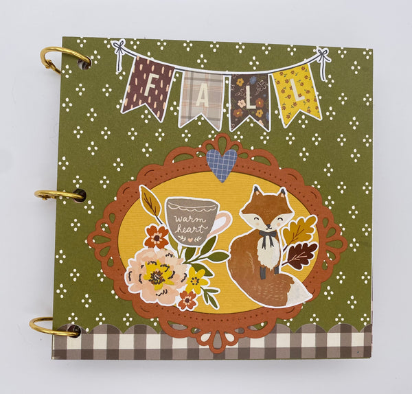 Premade Fall Scrapbook Album