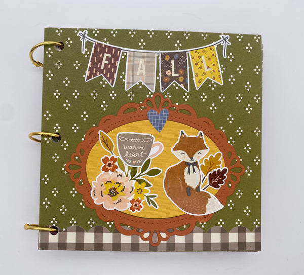Premade Fall Scrapbook Album