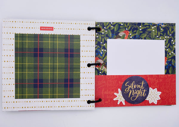 Premade Christmas Scrapbook Photo Album