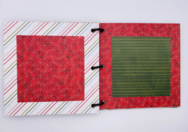 Premade Christmas Scrapbook Photo Album