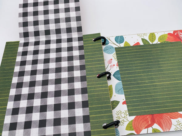 Premade Christmas Scrapbook Photo Album