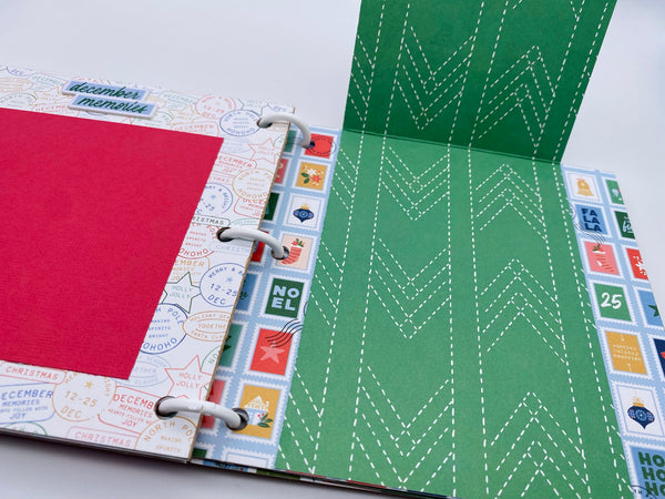 Premade Christmas Scrapbook Photo Album