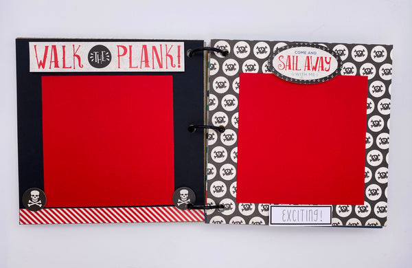 Premade Pirate Scrapbook Photo Album