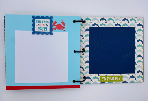 Premade Pirate Scrapbook Photo Album