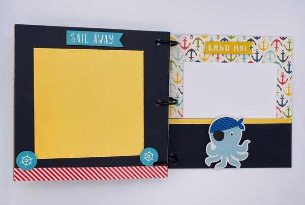 Premade Pirate Scrapbook Photo Album