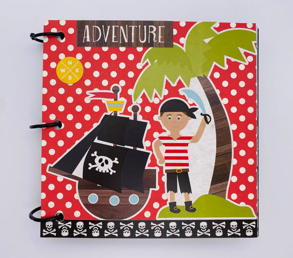Premade Pirate Scrapbook Photo Album