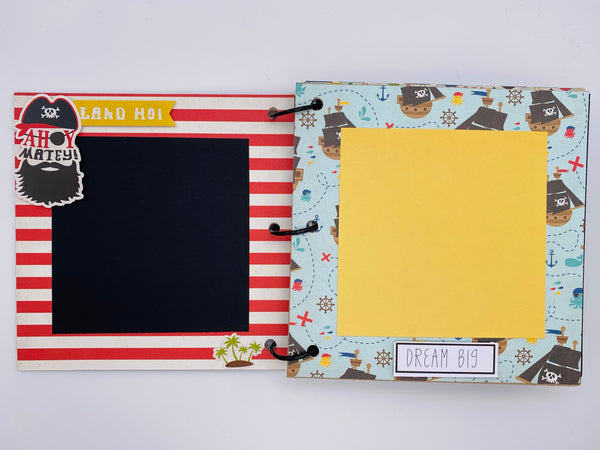 Premade Pirate Scrapbook Photo Album