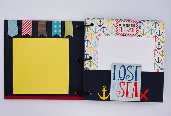 Premade Pirate Scrapbook Photo Album