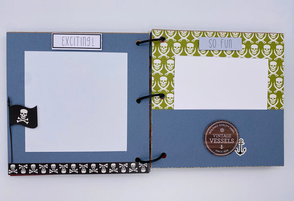 Premade Pirate Scrapbook Photo Album