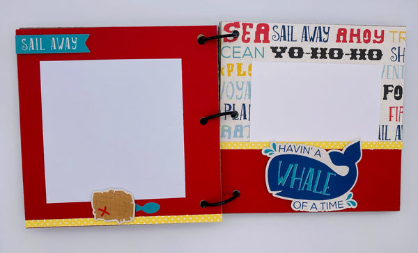 Premade Pirate Scrapbook Photo Album