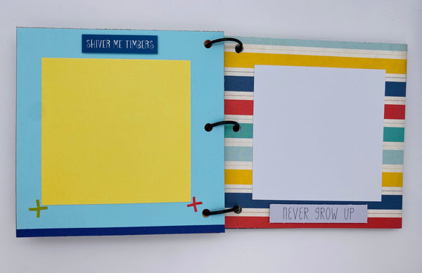 Premade Pirate Scrapbook Photo Album