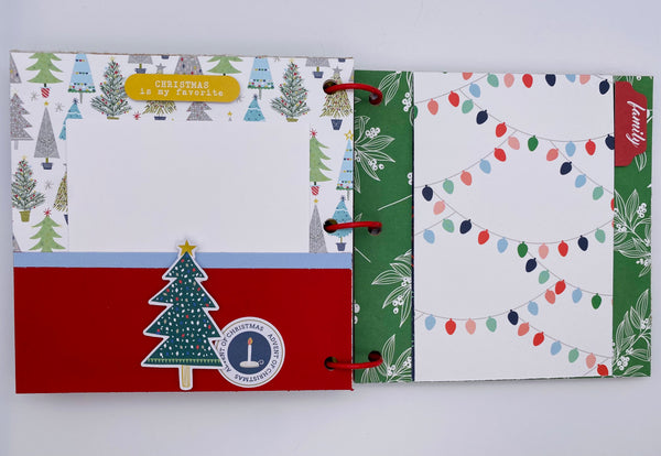Premade Christmas Scrapbook Photo Album