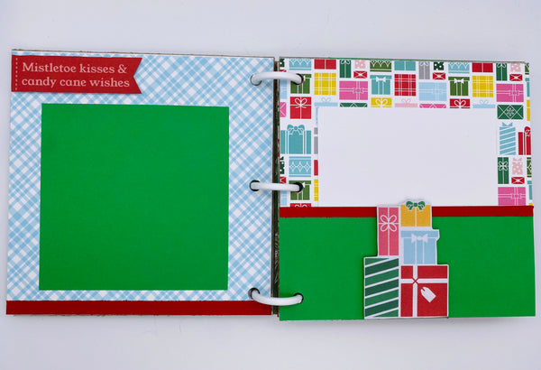 Premade Christmas Scrapbook Photo Album