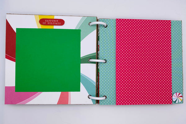 Premade Christmas Scrapbook Photo Album