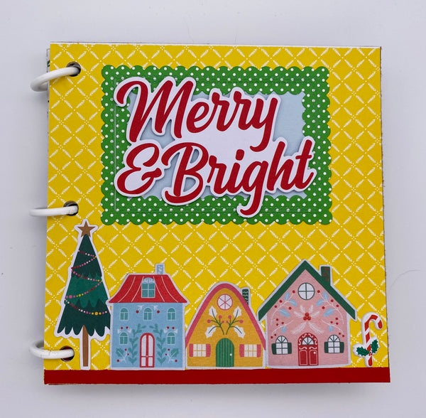 Premade Christmas Scrapbook Photo Album