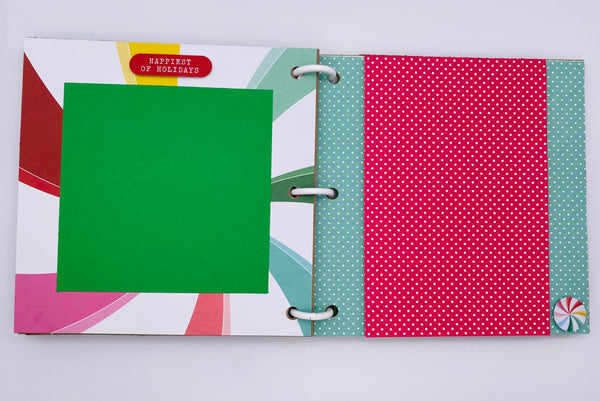 Premade Christmas Scrapbook Photo Album