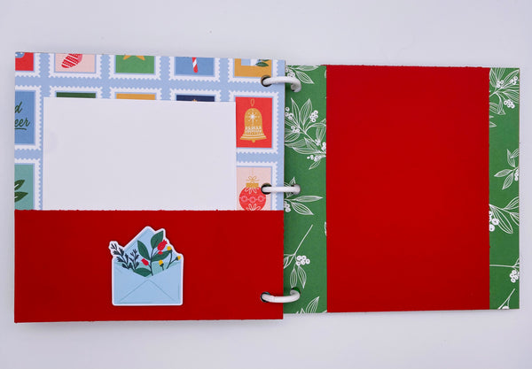 Premade Christmas Scrapbook Photo Album