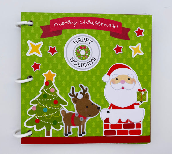 Premade Christmas Scrapbook Photo Album