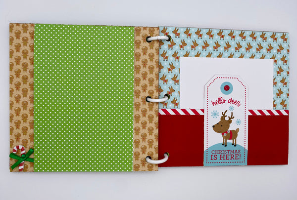 Premade Christmas Scrapbook Photo Album